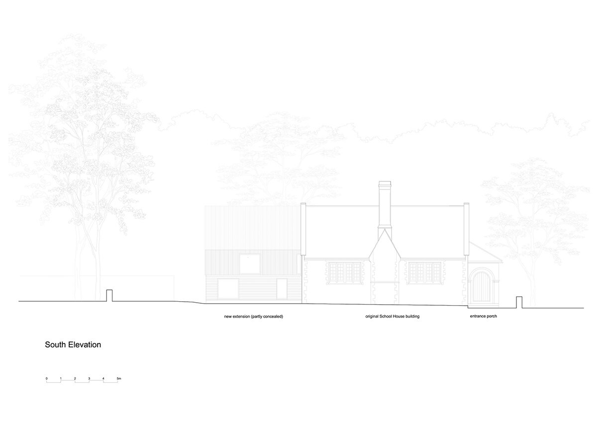 bindloss dawes renovates old school house in english countryside