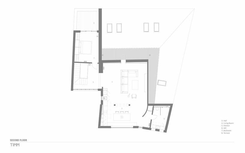 second floor plan