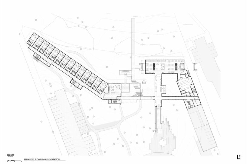 lodge & hotel main level plan