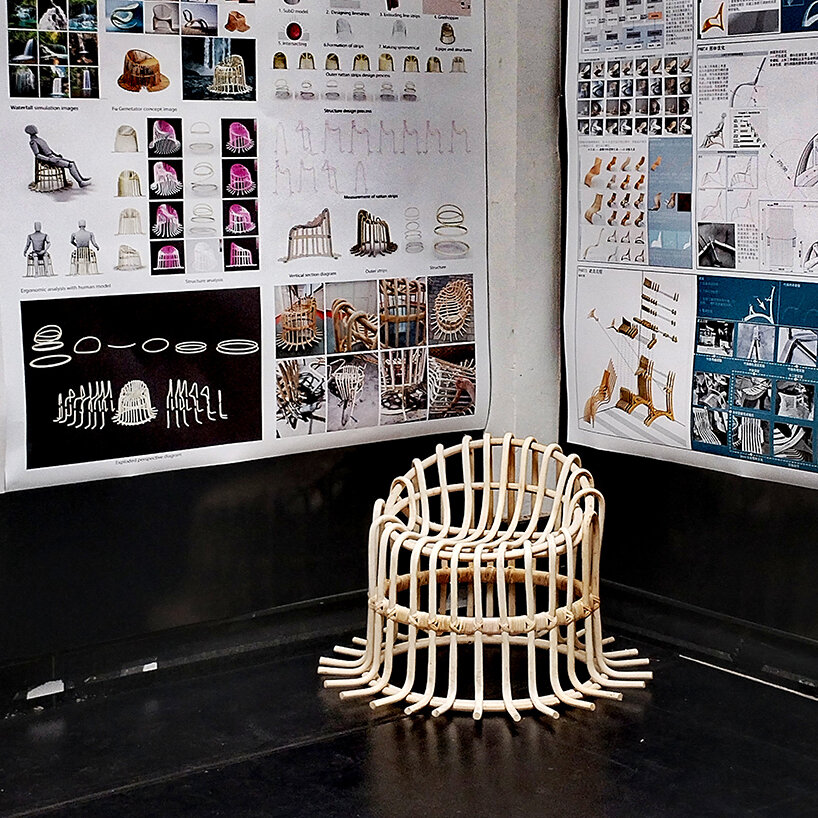 extensive research and design iterations shape the chair