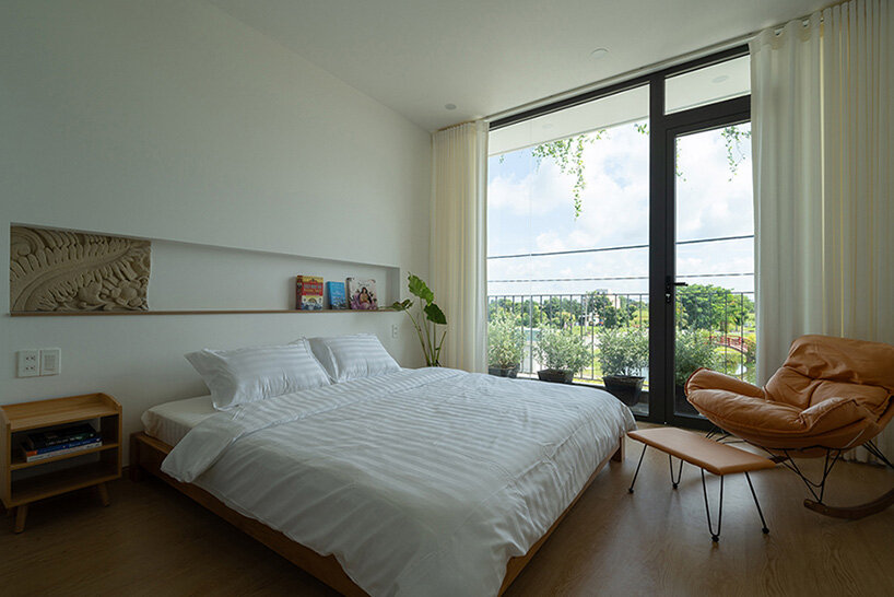 interior spaces are bathed in natural light