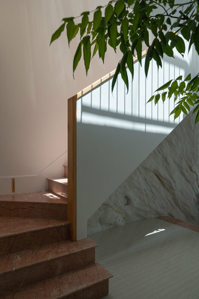 the interior remains bright and airy