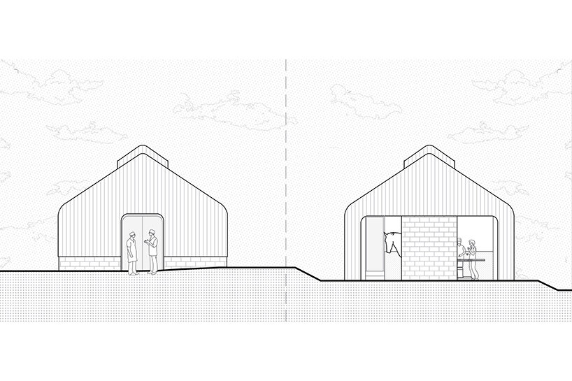 equine clinic elevation
