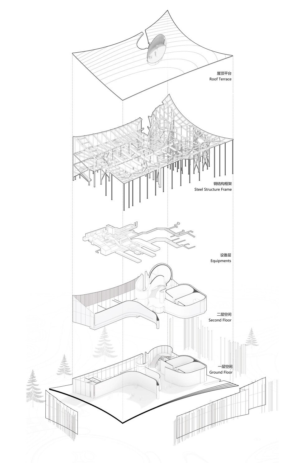 exploded axonometric