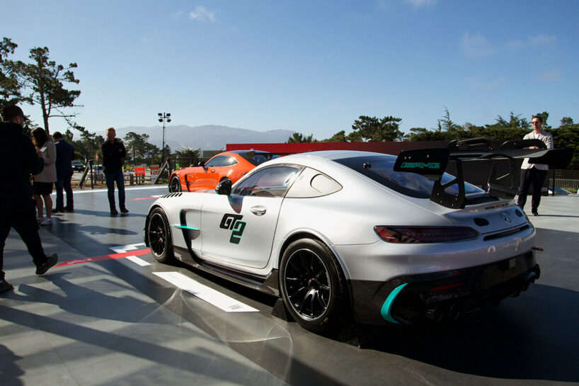 Star Lounge install view, Mercedes-AMG GT2, image © designboom