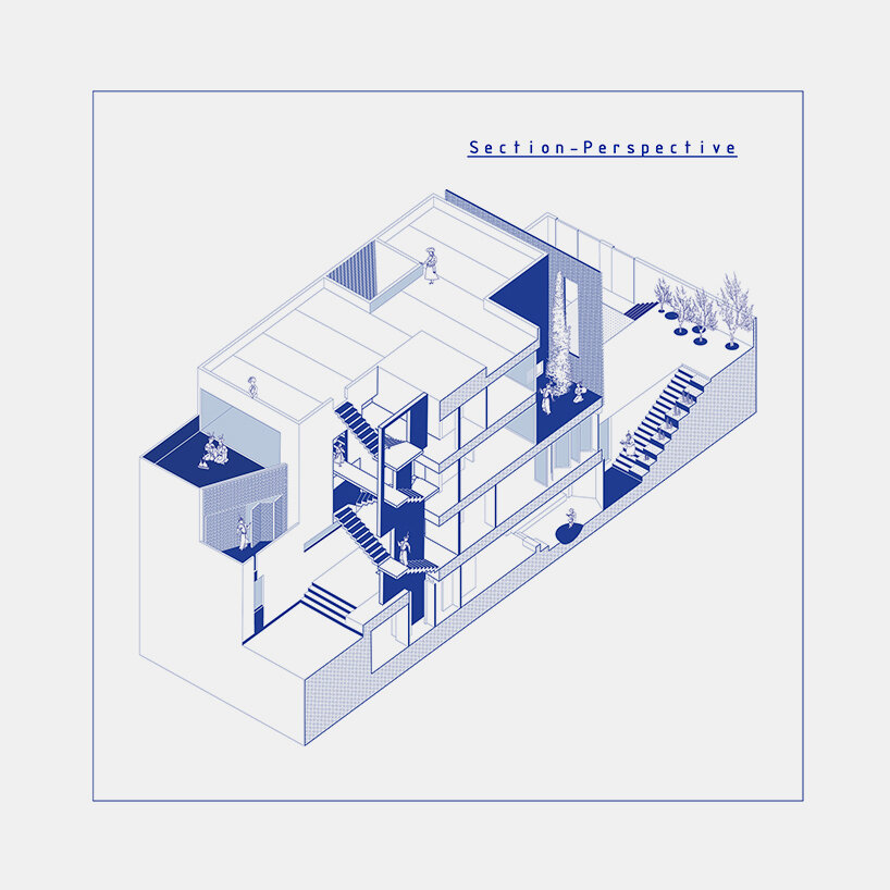 section perspective by Rooydaad Architects