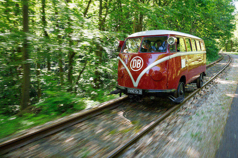 volkswagen bulli rail bus