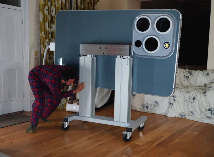 sounds come through the eight speakers installed in the replica, each rated at 50 watts