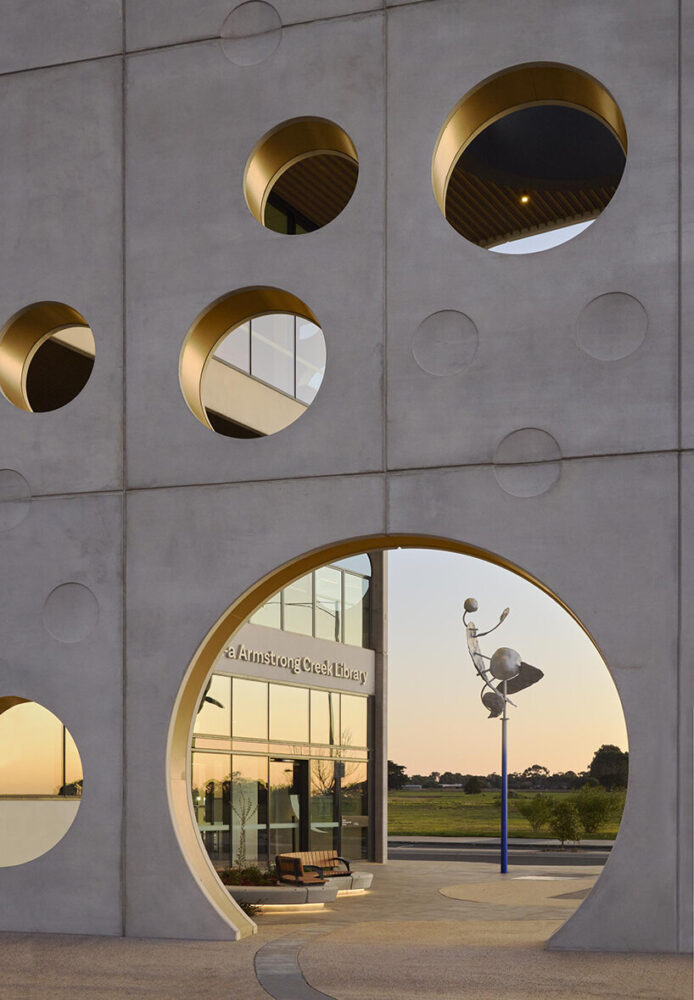 the library serves as a meeting point for day and night activities