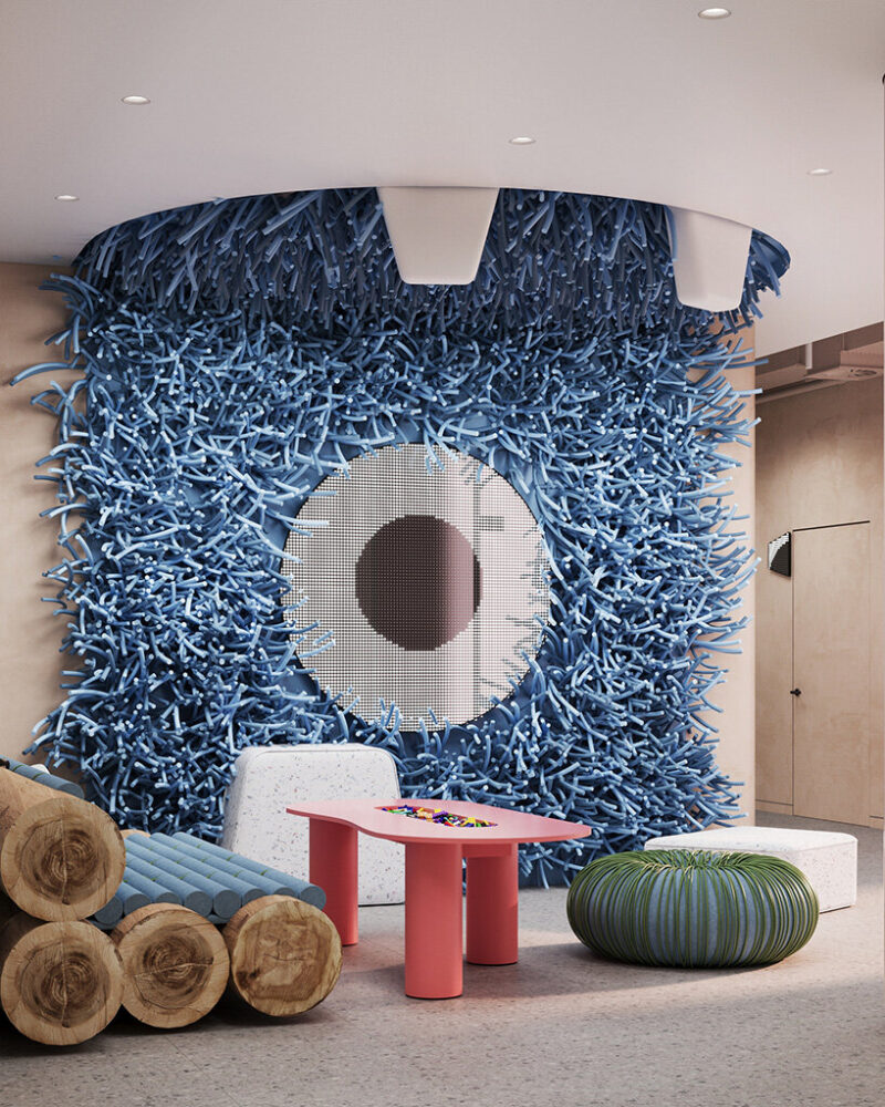 children’s areas are designed to be vibrant and engaging