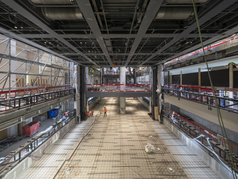 view of the -1 from the ground floor. July 2024 | photo © Martin Argyroglo
