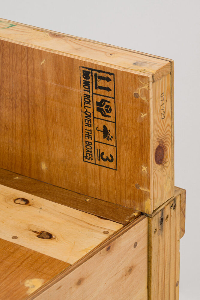 the letters inscribed during the distribution process serve as an engaging graphic feature