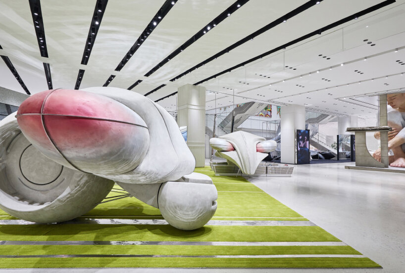 view of the retail space on the first floor