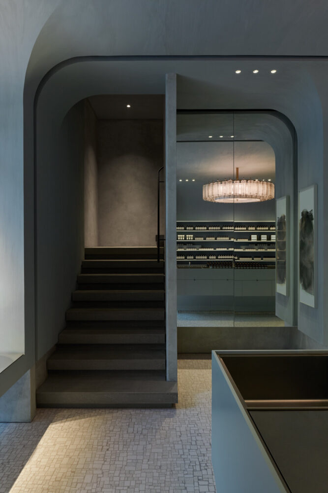 Aesop interior by MLKK studio, image courtesy of Aesop