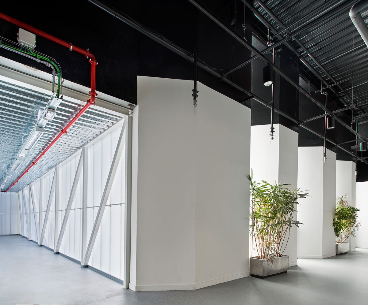 the project reflects a shift in industrial architecture