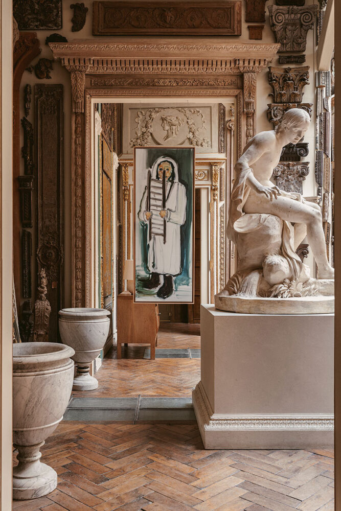 the exhibition highlights the dynamic blend of old and new