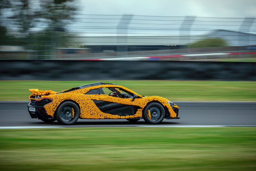 the fully drivable replica of the McLaren P1 supercar is made from 342,817 LEGO Technic elements