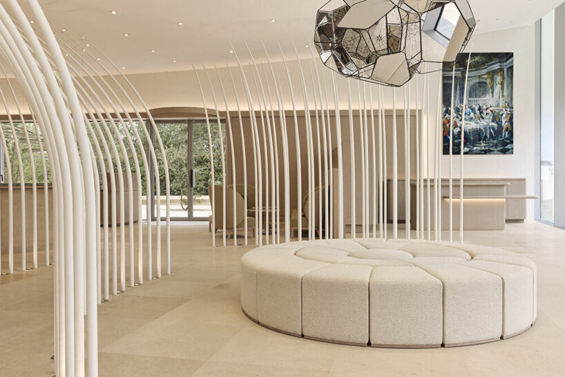 Nicolas Ruinart Pavilion boutique designed by Gwenaël Nicolas | image © Chloé Le Reste
