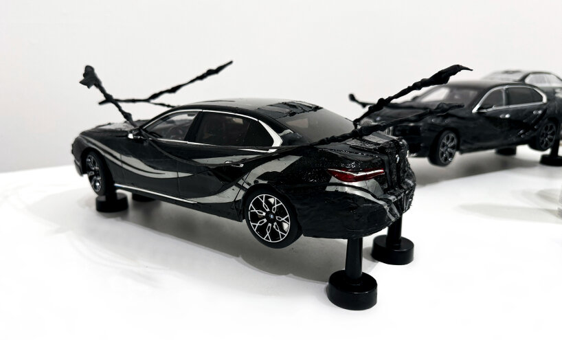 BMW i7 miniature edition by Heemin Chung, presented at Frieze Seoul 2024