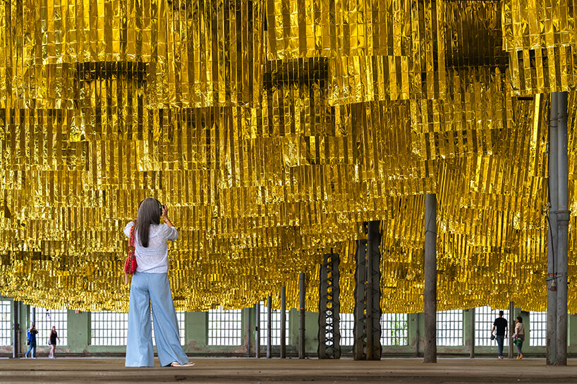 the changing light throughout the day enhances this interaction