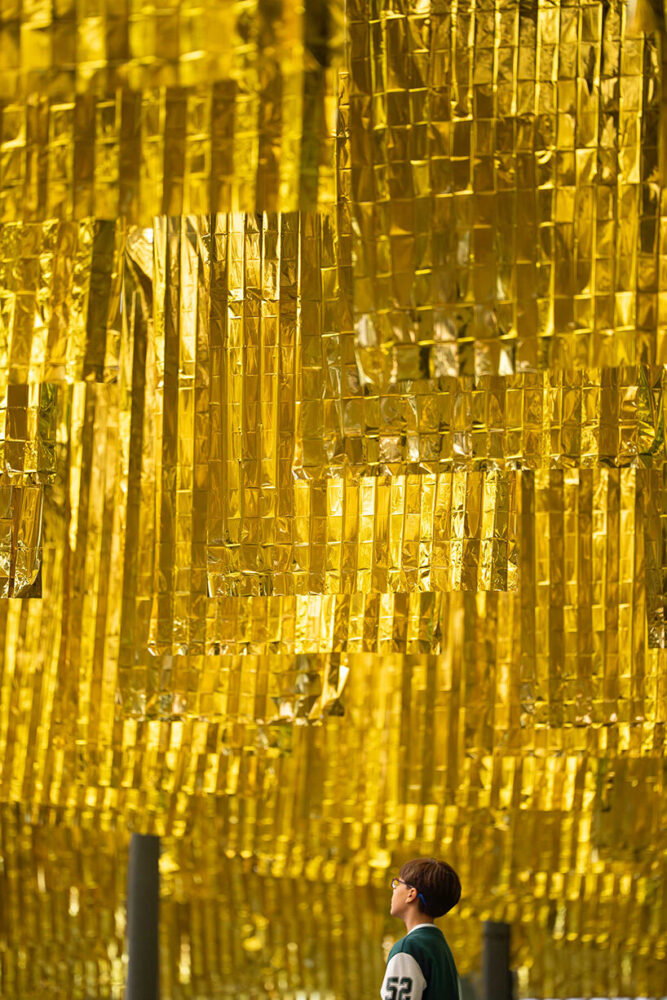 a kinetic artwork in constant motion