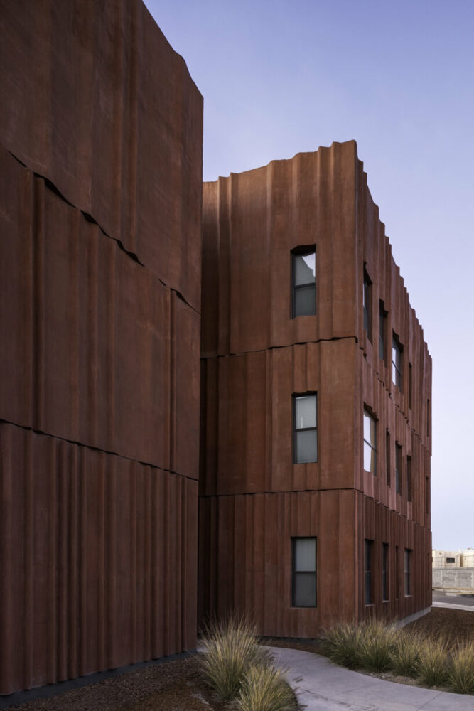 intricate, warm, and welcoming textures are found on street level 