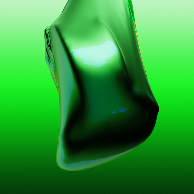 the curved digital screen that embraces the wrist creates a fluid design