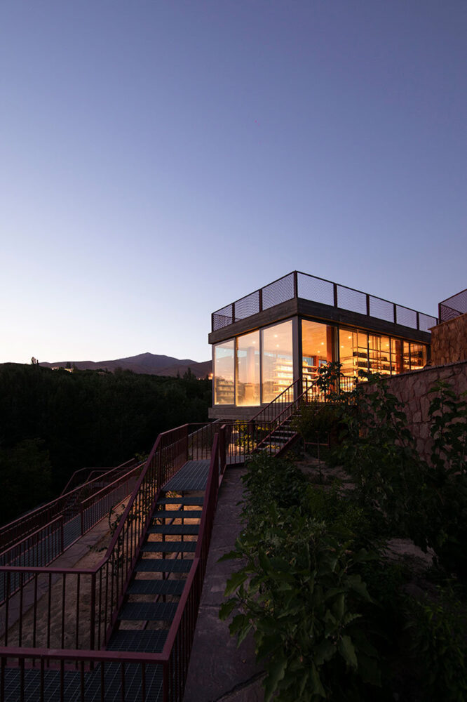 the villa offers a peaceful atmosphere for reading, thinking, and retreating into the world of books