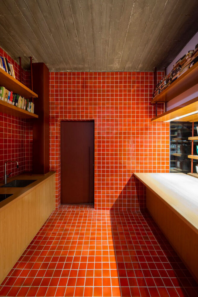 the Book-Nook Villa creates a space for reflection and escape within a natural landscape