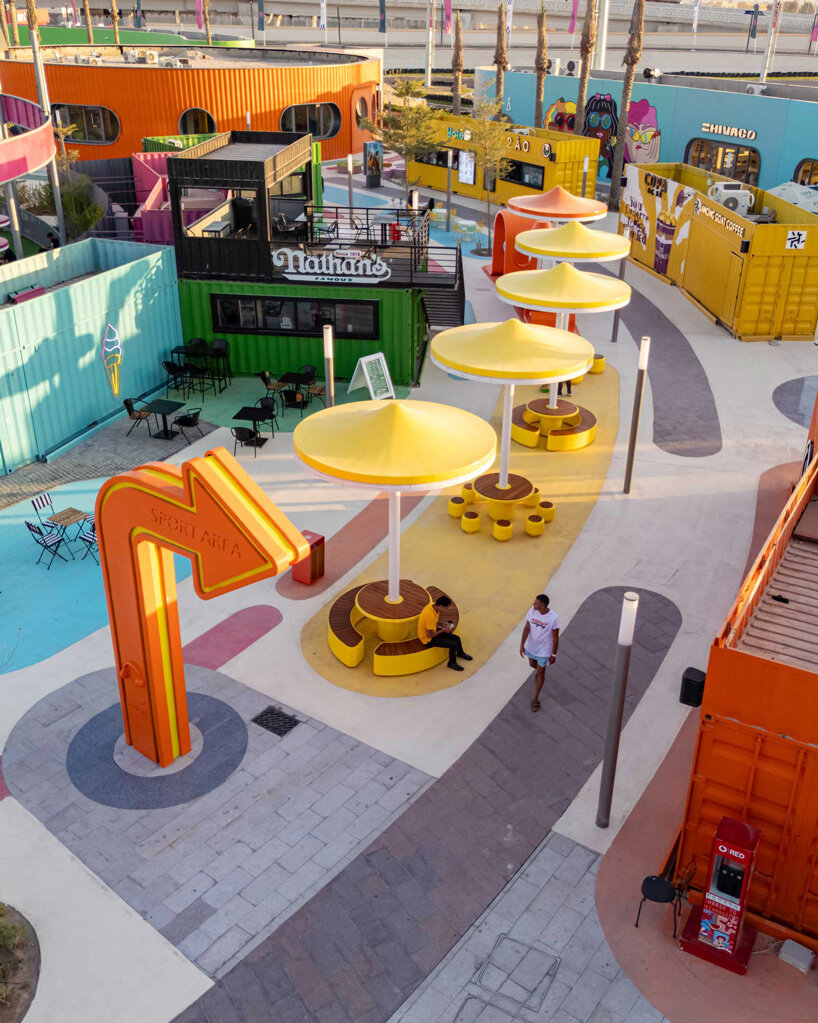 a modular construction approach enabled rapid assembly while maintaining a contemporary industrial style