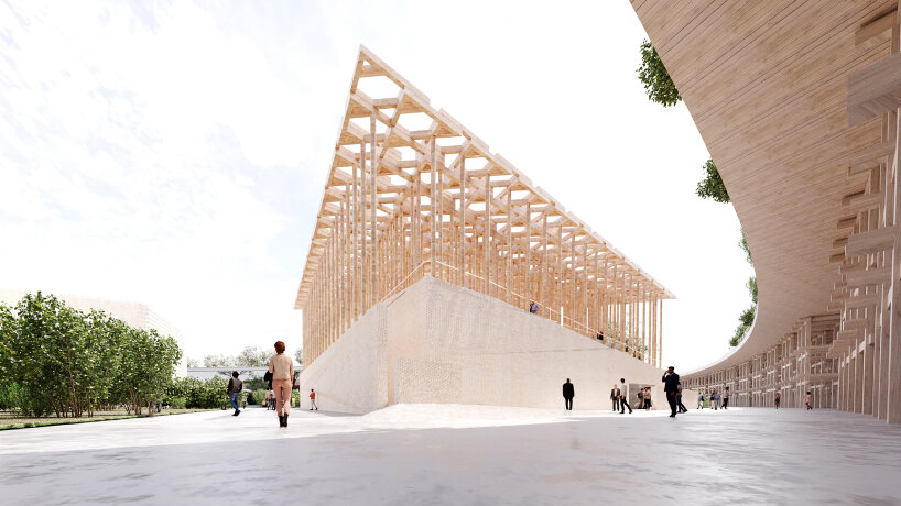 atelier brückner to create deconstructable wood pavilion for uzbekistan at expo 2025 osaka