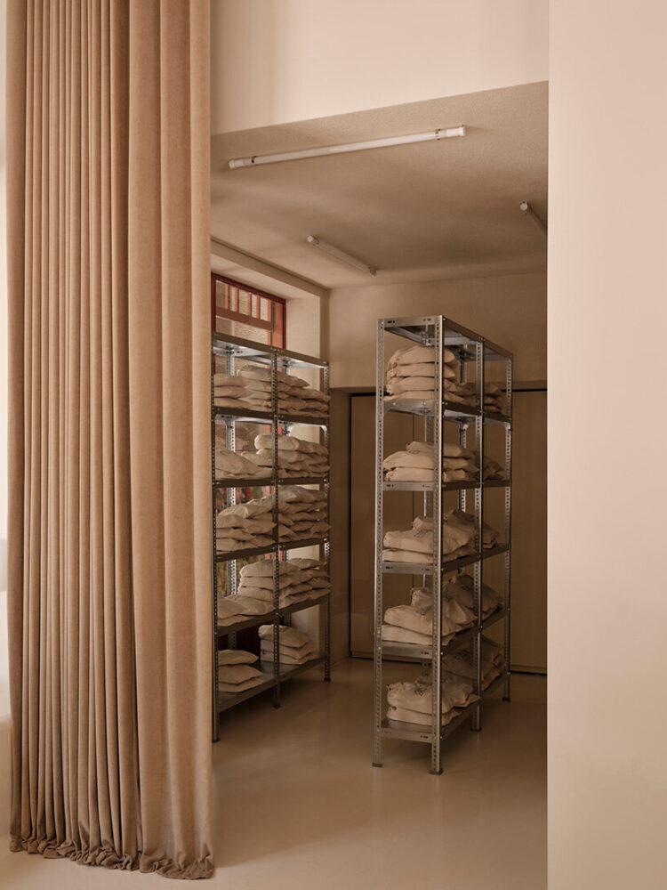 the basement accommodates main storage 