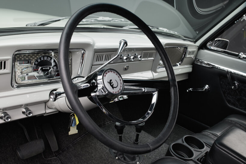 view of the steering wheel