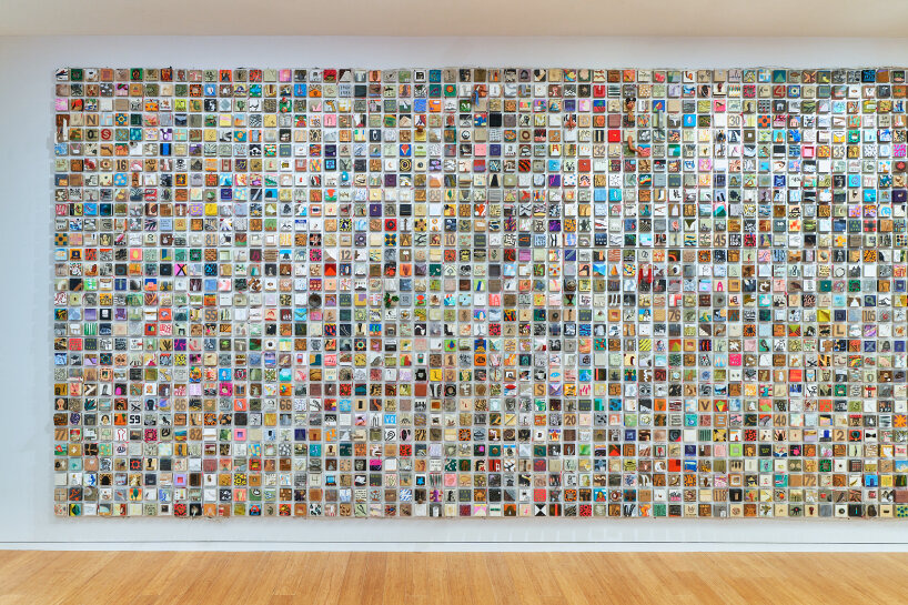 20,000 hand-painted tiles shape mosaic of memory at ik-joong kang’s installation in new york