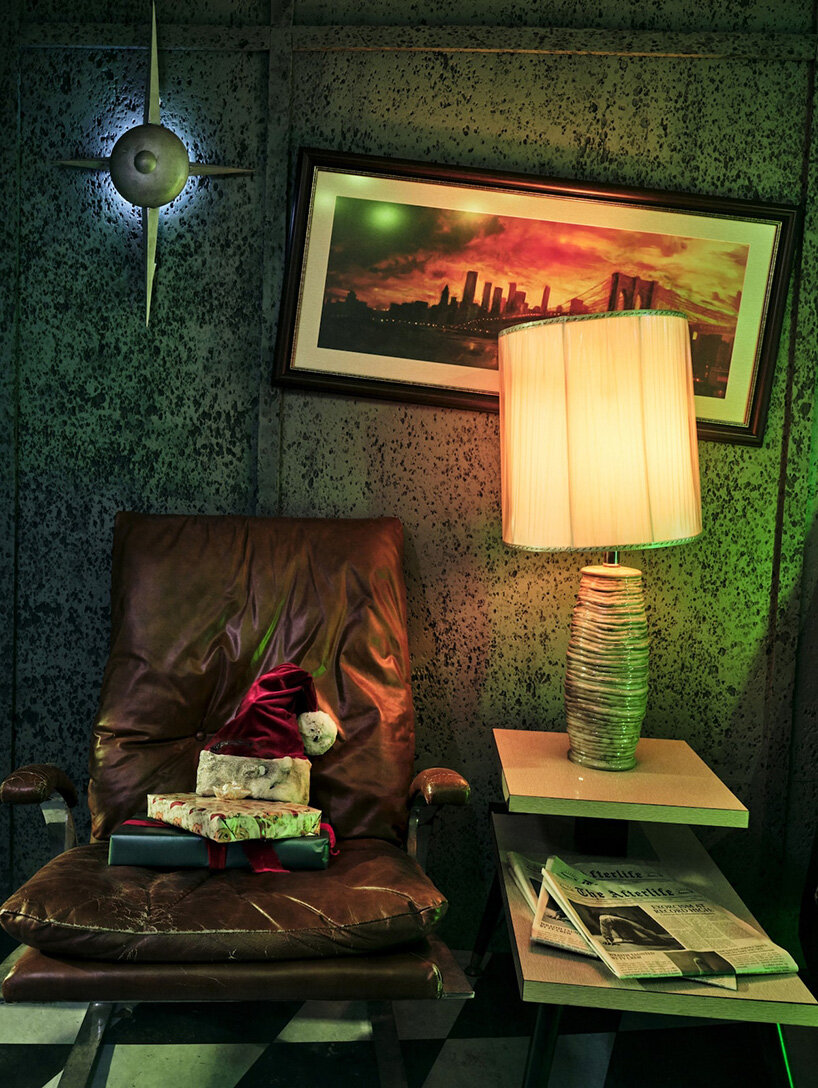 participants express their innermost fears on a shared canvas before taking a keepsake fragment