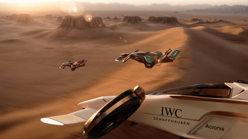 the location of the vertiport may be in a desert environment