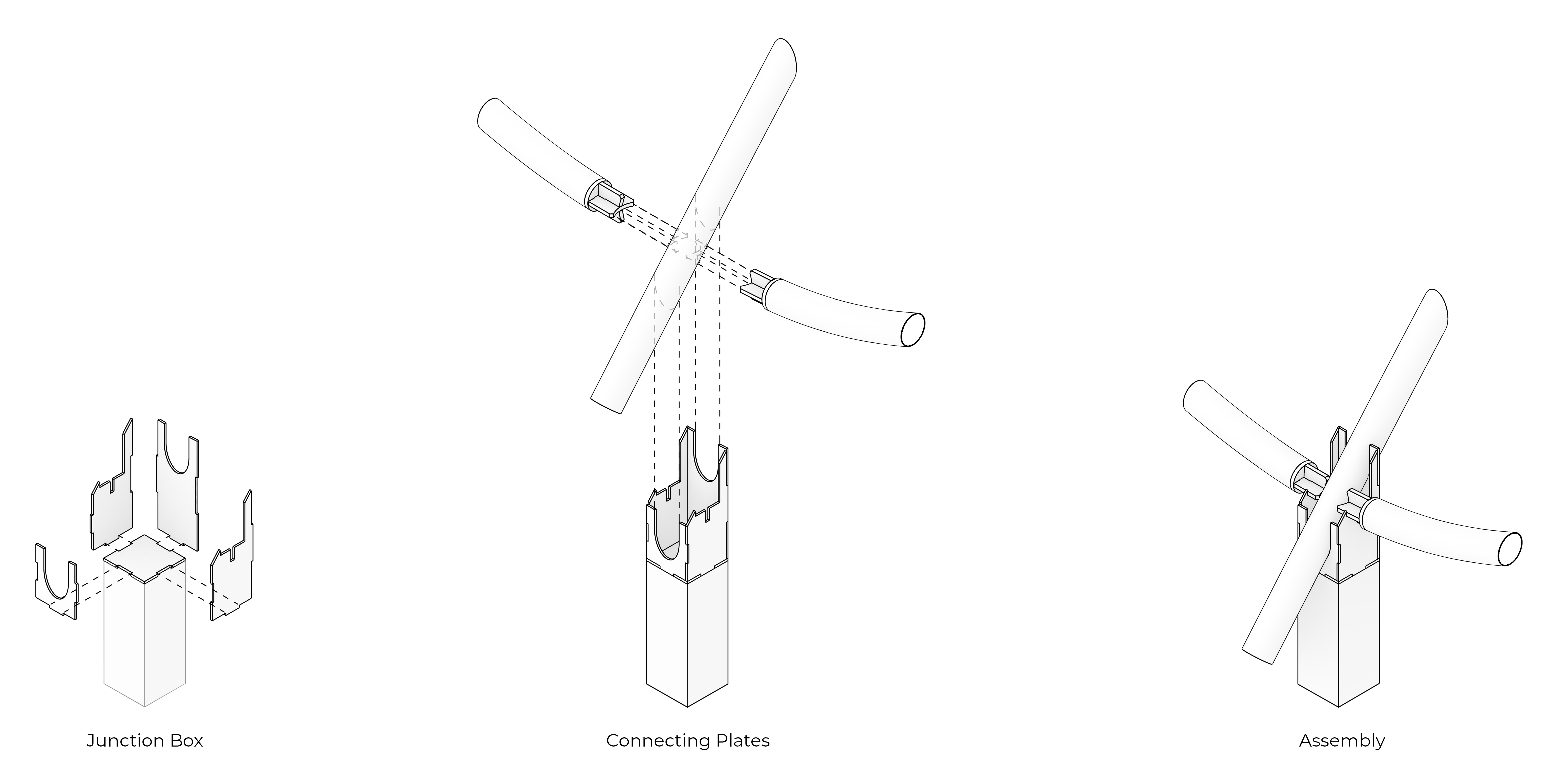 pipe-column junction