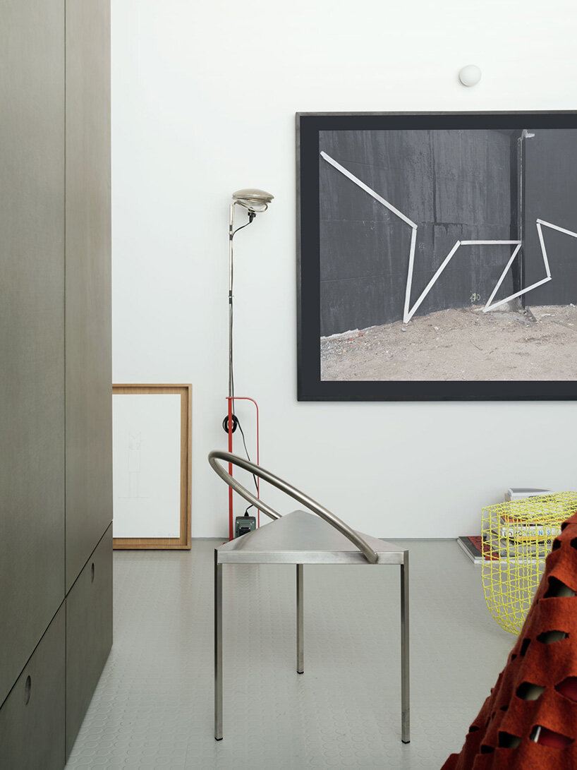 often seen in industrial contexts, the floor is finished with Pirelli rubber