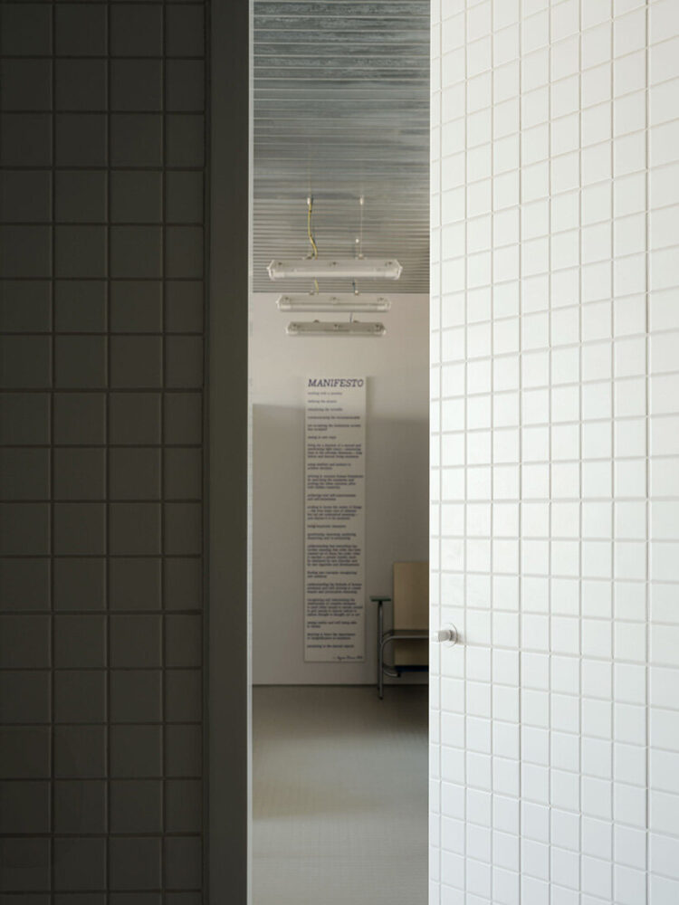 industrial materials amplify natural light throughout the interior