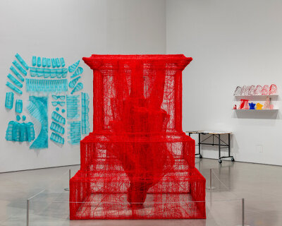 do ho suh shows vibrant maquettes and sculptures at moody center for studio-like exhibition
