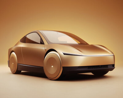 elon musk unveils tesla robotaxi, the long-awaited self driving car, at we, robot event