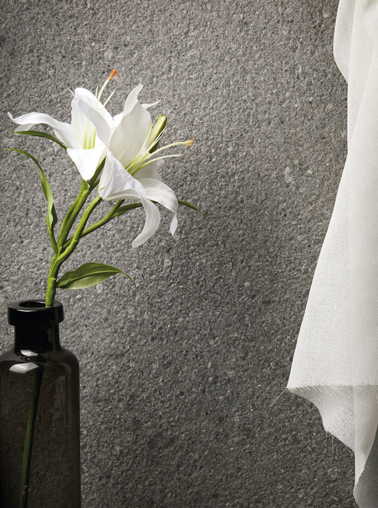 Silver Grey with Flamed finish