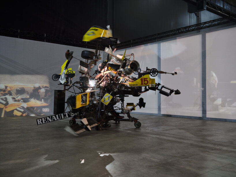 Jean Tinguely, Pit-Stop, 1984 | installation view, Pirelli HangarBicocca, Milan, 2024 Museum Tinguely, Basel. Donation Niki de Saint Phalle. A cultural commitment of Roche