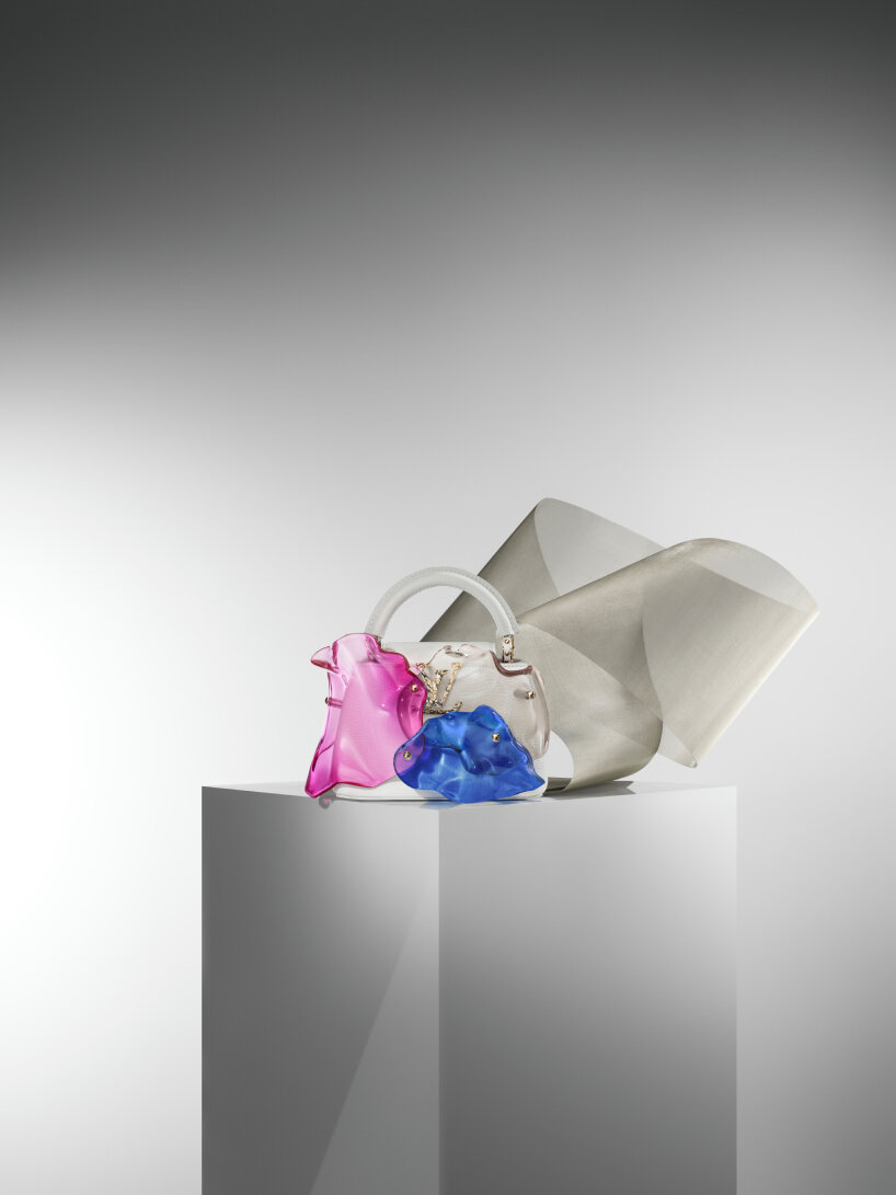 Capucines Mini Blossom | all studio images of the handbags by Philippe Lacomb, courtesy of Louis Vuitton