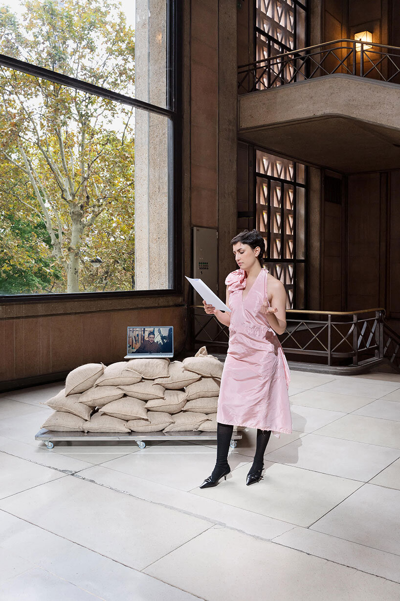 transforming the space into a dynamic, multilayered narrative