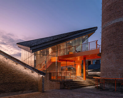 people's architecture office revives ancient porcelain factory in china with exhibition spaces