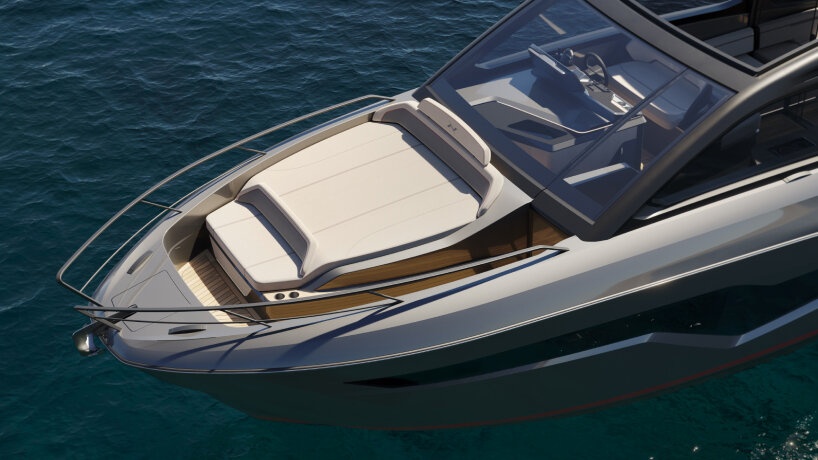 sunbed view of the NX 44 boat