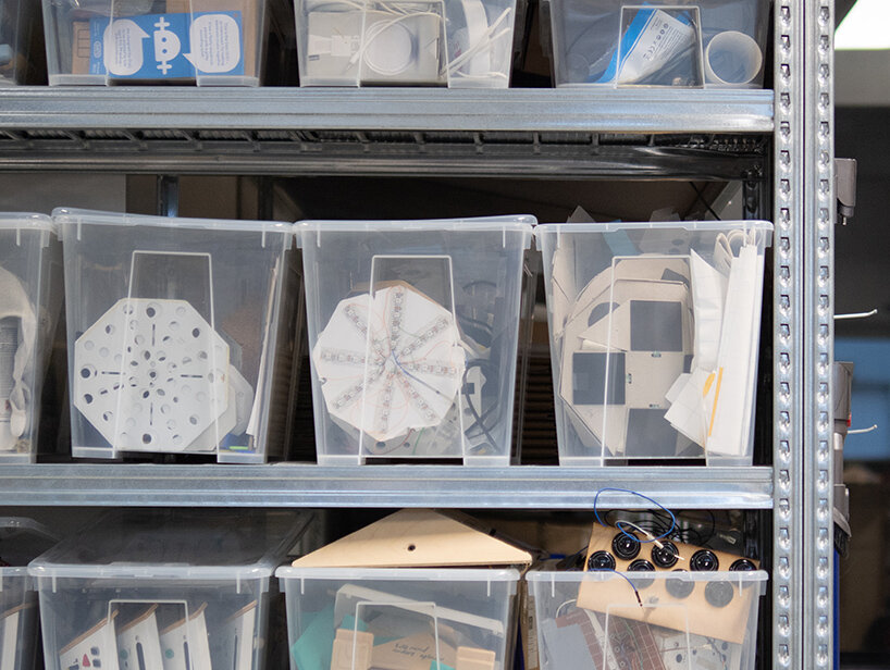 being positioned following a circle