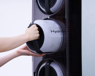 portable hydrogen cartridges by toyota can supply energy to cars and outdoor appliances
