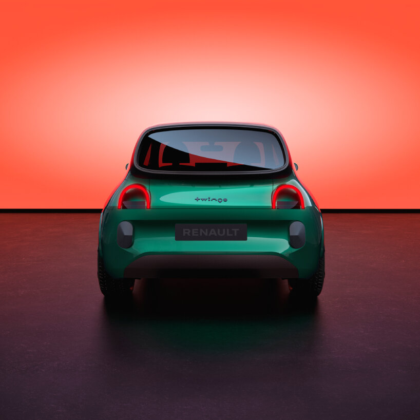 rear view of the Renault Twingo E-Tech